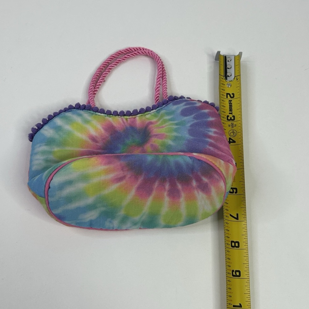 Sassy Pet Saks by Douglas Colorful Rainbow Tie Dye Pink Straps Small Childrens - Picture 7 of 11